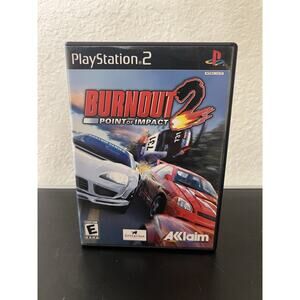 Sony PS2 Burnout 2 Point of Impact Aklaim Games CIB